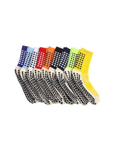 Jeehugo Spor Aktiviteler İçin Nefes Alıcı, Kaymaz Önleyici, Darbe Emici Nylon Çorap - Beyaz 1 Çift Beyaz