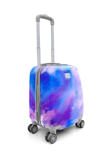 Coral High Renkli Desenli Mini Kabin Boy Valiz 40cm 16769 Çok Renkli