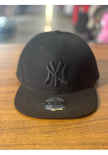 Ny Yankees Siyah Hiphop Snapback Rapper Basket Kanvas Cap Şapka