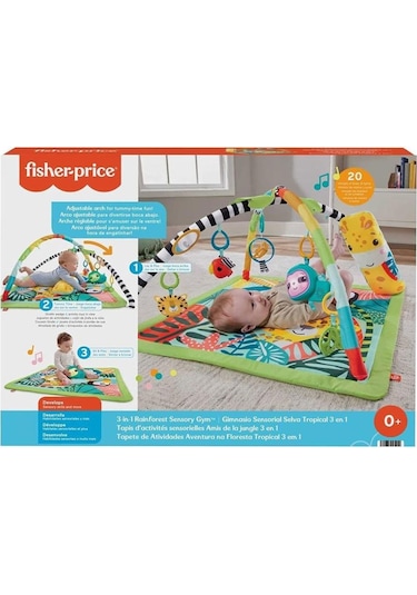 Fisher-Price HJW08 3ü1 Arada Yağmur Ormanı Jimnastik Merkezi