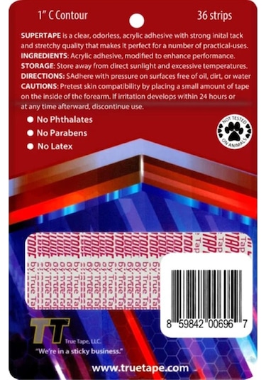 True Tape Supertape Protez Saç Bandı Oval 1"C (2.5Cm-7.5Cm)