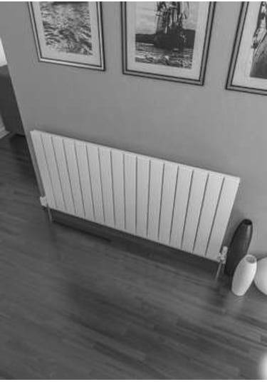 Warma Teos Çelik Radyatör 1195x600 Pütürlü Beyaz Ral 9016