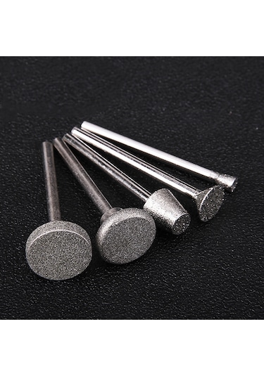 Singree 50 Adet Elmas Kaplı Döner Taşlama Uçları - Metal Kesme Ve Parlatma İçin 3.17mm Şanklı Set