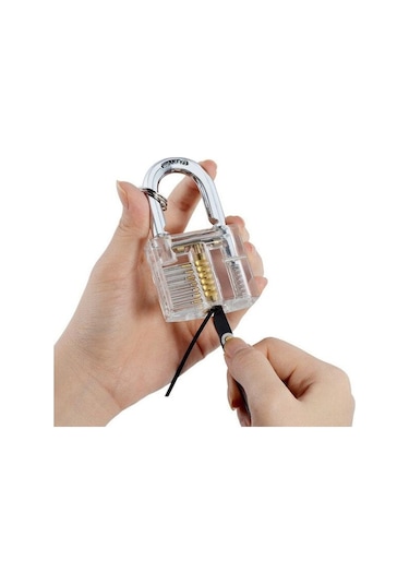 Valkyrie 15 Parça Bozuk Kilit Açma Seti + Şeffaf Asma Kilit