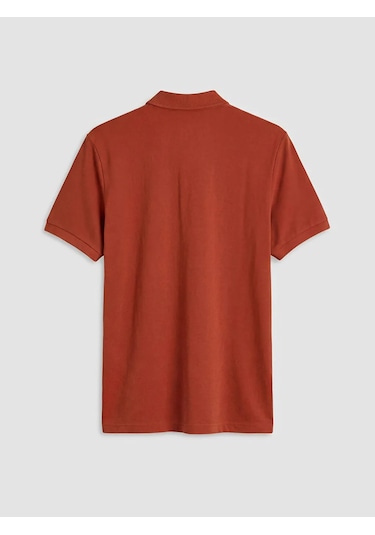 Lc Waikiki Turuncu Polo Yaka Pike Erkek Tişört