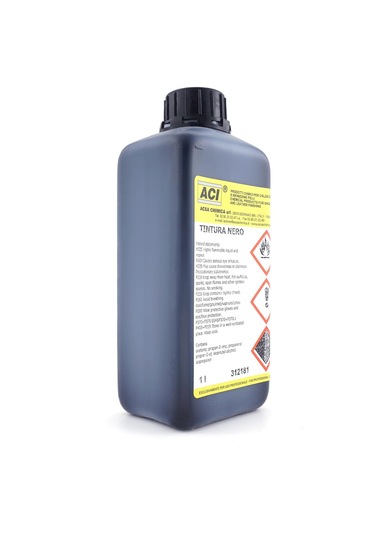 Acı Tintura Nero 1 Litre Profesyonel Siyah Deri Renk Değiştirme Boyası Siyah