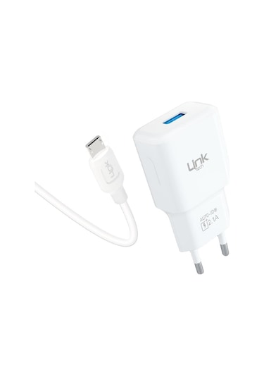 LinkTech T440e Strong Eco Şarj Aleti ve Micro USB Kablo Set 2.1A