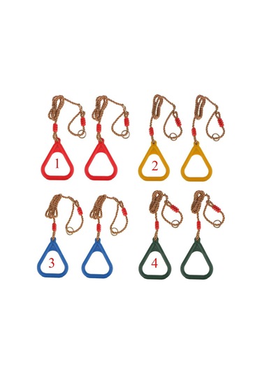 Suntek Üçgen Plastik Vücut Geliştirme Halkaları, Askılı