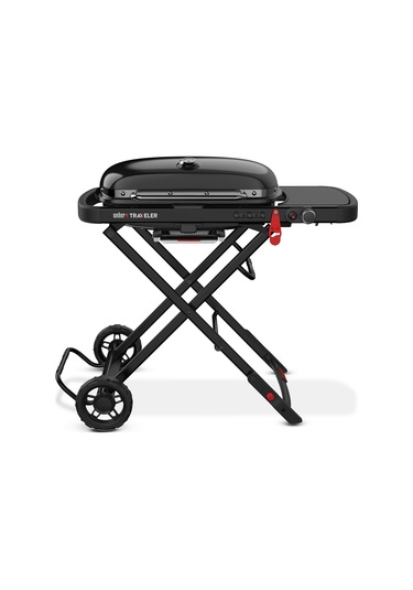 Weber Traveler Stealth Edition Taşınabilir Gazlı Izgara Siyah
