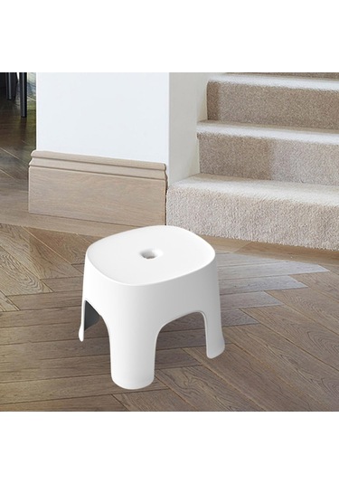 Suntek Banyo Taburesi Masa Oturma Odası Ofis Beyaz Için Sağlam