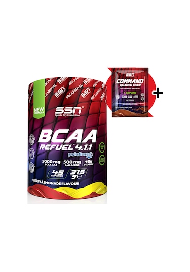 SSN Sports Style Nutrition Bcaa 4.1.1 315 Gr Cherry Lemade / Vişne-limonata Aminoasit