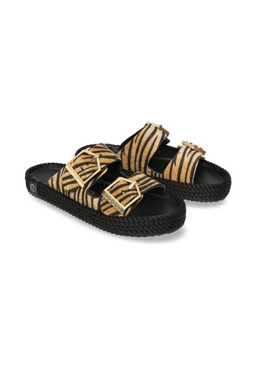 Bohonomad Sydney Kadın Terlik - Zebra Çok Renkli