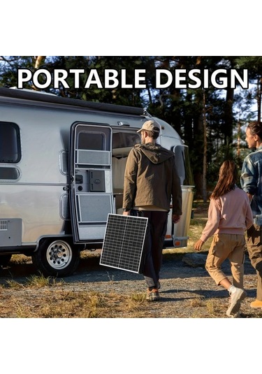 Boatshop1 1 Adet Solar Paneller Güneş Paneli Açık Taşınabilir Şarj Kiti Rv Piknik Tekne Kamp Mobil Güç Kaynağı