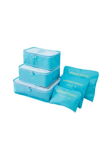 Hfambition Turuncu Seyahat Organizer Seti 6 Parça Büyük Boy Valiz Çanta, Oxford Kumaş Elbise Stok, Ev Ve Seyahat İçin Pratik Depolama Diğer