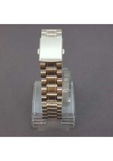 Çelik Metal Kol Saat Kordonu Yandan Basma Anahtarlı 26 Mm (A-01)