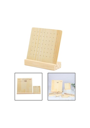 Homyl Takı Rafı Ekranı Gösterisi Için Kompakt 28-çift-delik 28 Çift Delik