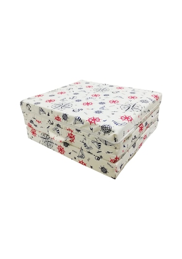 Vip Katlanır Yer Yatağı 8 Cm Kalın Sünger Yatak 80x180x8 Cm-marin