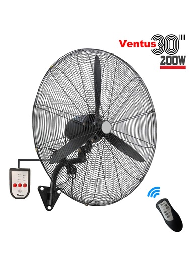 Ventus 30" Vantilatör 200w Duvar Tipi Kumandalı 75cm Çap
