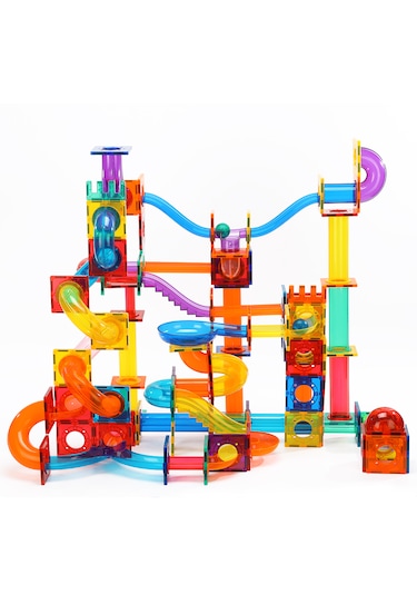 Marble Run 200 Parçalı Premium Manyetik Oyuncak/bloklar Seti 7 A