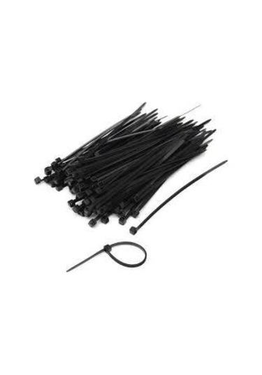 Tork Kablo Bağı Cırt Kelepçe 2,5mmx100mm Siyah 100 'lü Paket