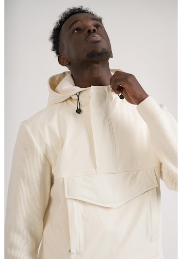 Giotelli Regular Fit Kapşonlu Kanguru Cepli Sweatshirt krem