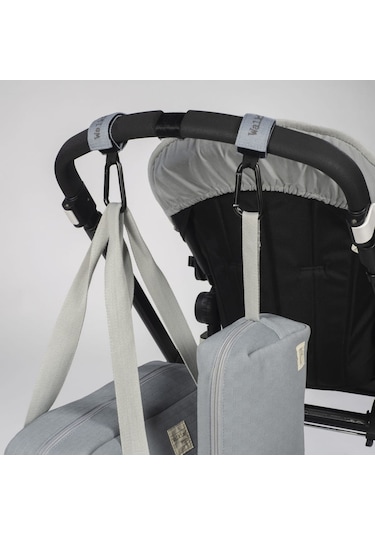 Walking Mum Ganchos Bebek Arabası Kancası Cloud Açık Gri