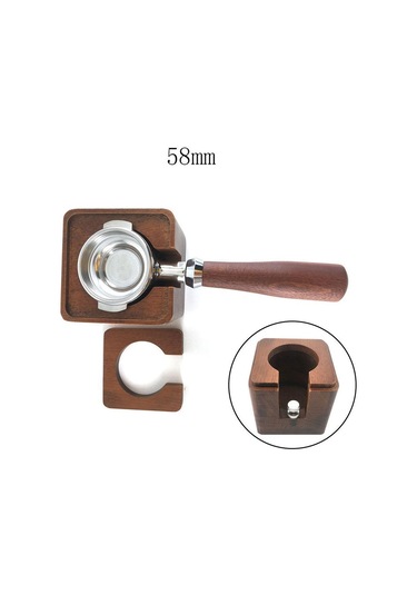 Homyl Kahve Sabotajı Tutucu Kapaklı Sıkıştırma İstasyonu Ahşap