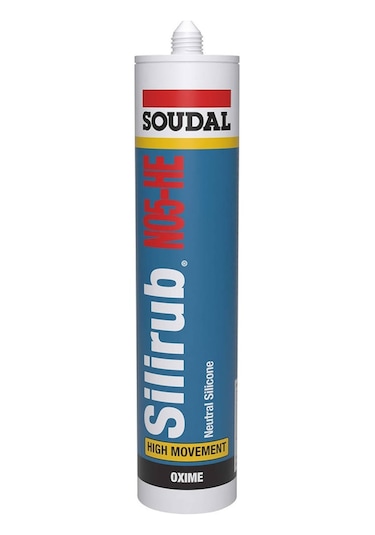 Soudal Silirub No5-He Nötr Dış Cephe Silikonu 300 Ml Beyaz Beyaz