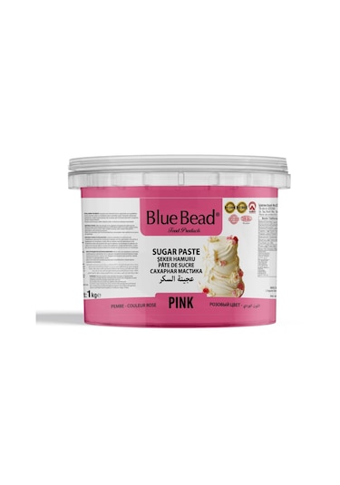 Blue Bead Şeker Hamuru 1kg Pembe Diğer