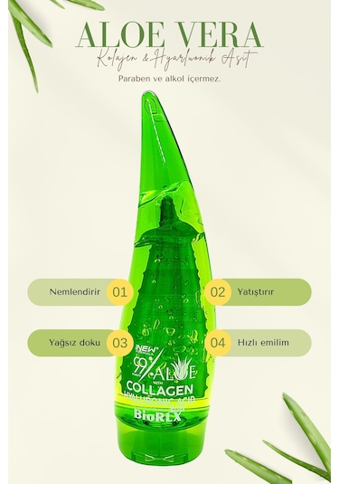 Biorlx Collogen Aloe Vera Jeli 250 ML