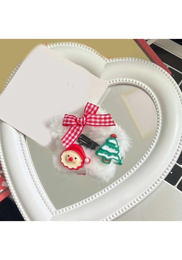 Tatlı Kızlar İçin Noel Yıldız Şeklinde Saç Tokası Sevimli Tatlı S Diğer