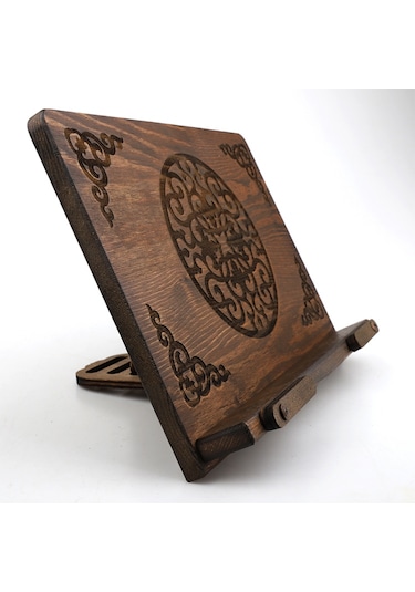 Ahşap Masaüstü Kademeli Rahle Kitap Okuma Standı Ahşap Tabletlik N11.1066
