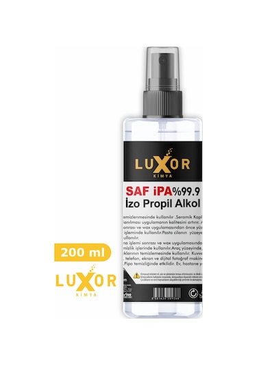 Luxor Kimya %99.9 Başlıklı Saf Ipa 200 ML