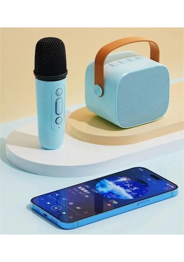 Bluetooth Hoparlör Bt+tf+usb+aux Karaoke Mikrofonlu Platoon Pl-4562