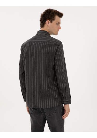 Pierre Cardin Erkek Antrasit Gömlek Desenli 50316765-vr006 Antrasit