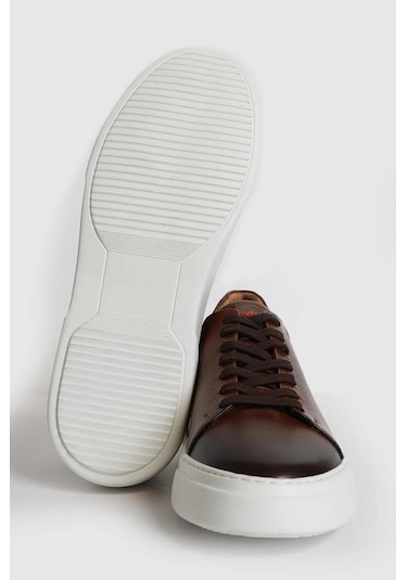 Lufian Tommy Erkek Sneaker - Taba