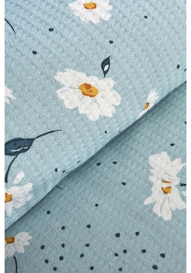 Karaca Home Daisy %100 Pamuk Çift Kişilik Pike Takımı Mint Pp 200.22.11.0409