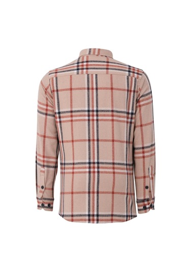 G987 Dewberry Erkek Gömlek-bej Bej