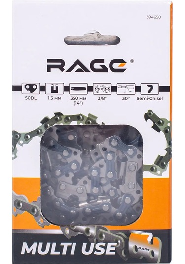 Rage 50 Dişli 350mm 14" Benzineli Testere Zinciri 3/8" 1.3 S50-3/8-1.3 325830632