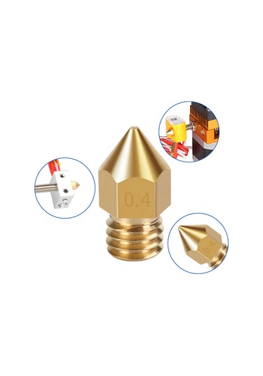 Leasetake 37 Adet 3d Yazıcı Nozulu Mk8 Nozulu 0.2, 0.3, 0.4, 0.5, 0.6, 0.8, 1.0mm Creality Cr-10 Ender 3 5 İçin Ekstruder Baskı Kafası