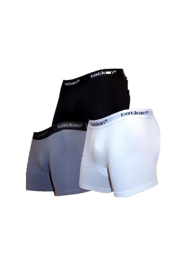 Tatkan Erkek Modal Likralı Spor Boxer Boxer 5Li Paket