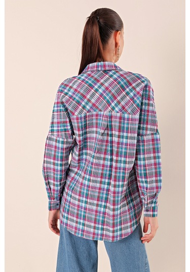 Bigdart 3900 Oversize Uzun Basic Gömlek - A. Kiremit 001