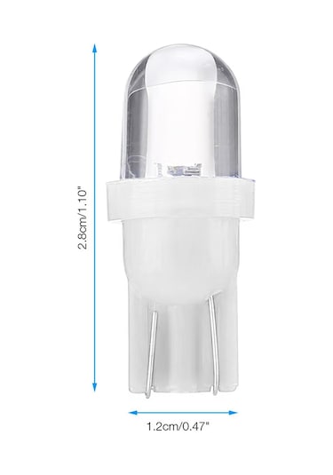 T10 Dipsiz Park Sinyal Ampul 12v W5w 2 Adet Beyaz Renk