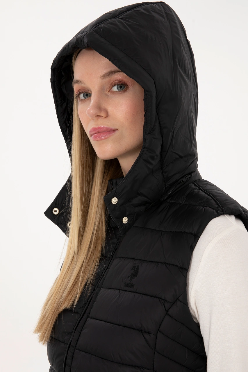 U.s. Polo Assn. Kadın Siyah Yelek Dokuma 50307992-vr046 Siyah