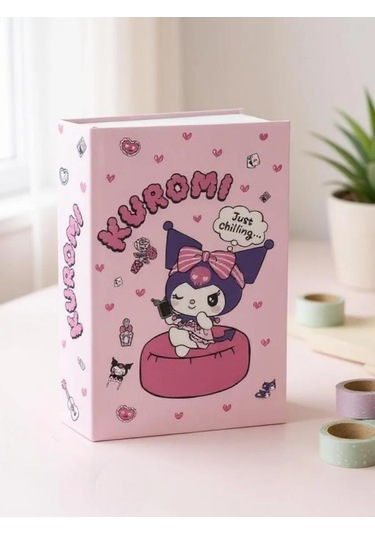 Kuromi Figürlü Çelik Kilitli Pembe Para Kasası