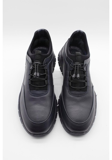 Koyu Lacivert %100 Deri Analin Bağcıklı Casual Ayakkabı 1033245165 Koyu Lacivert