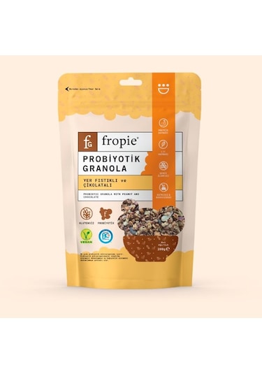 Fropie Probiyotik Granola - Yer Fıstığı & Çikolata 200 G