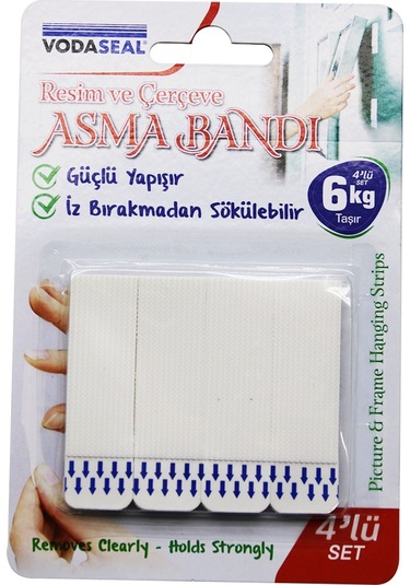 4 Parça Resim Ve Çerçeve Asma Bantı 6kg.taşıma 5332