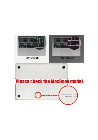 Willowhaven Dayanıklı Klavye Kılıfı Us A1534 A1708 A1988 Modelleri İçin Ultra İnce Tpu Koruma