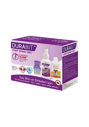 Durabit Fort Bit Sprey Set+şampuan+çelik Trk.